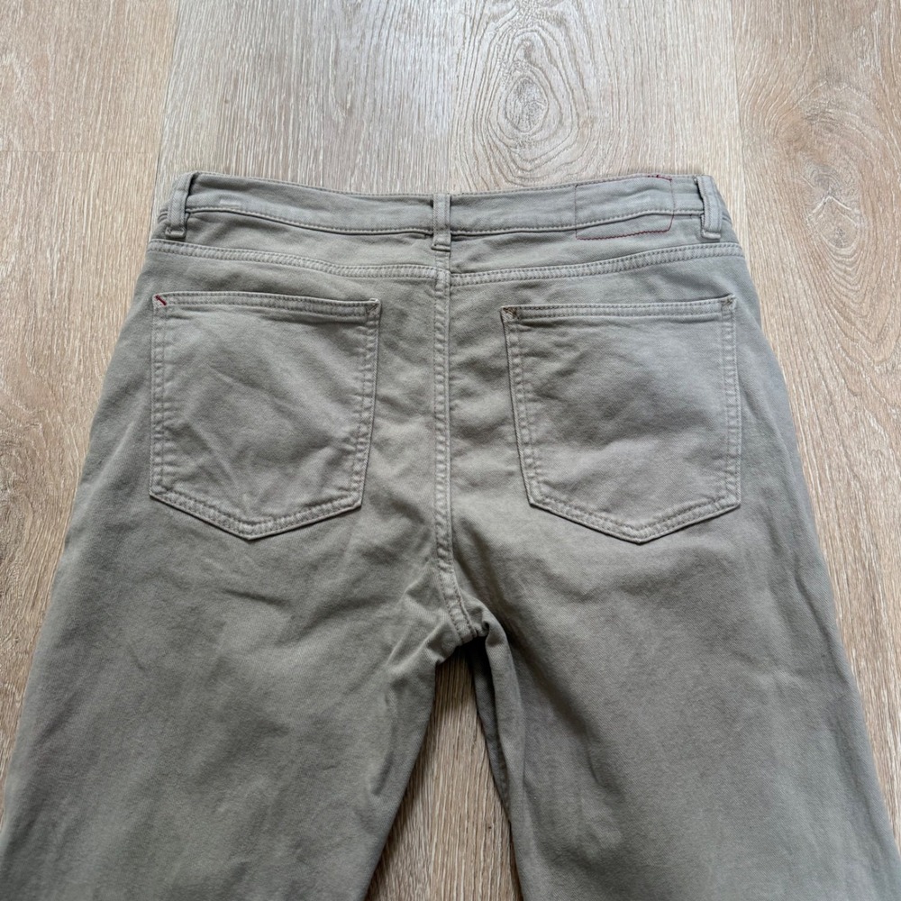 Marine Layer Original Slim 5 Pocket Twill Pants Mens 34x30 Grey Tan Stretch - Picture 8 of 11